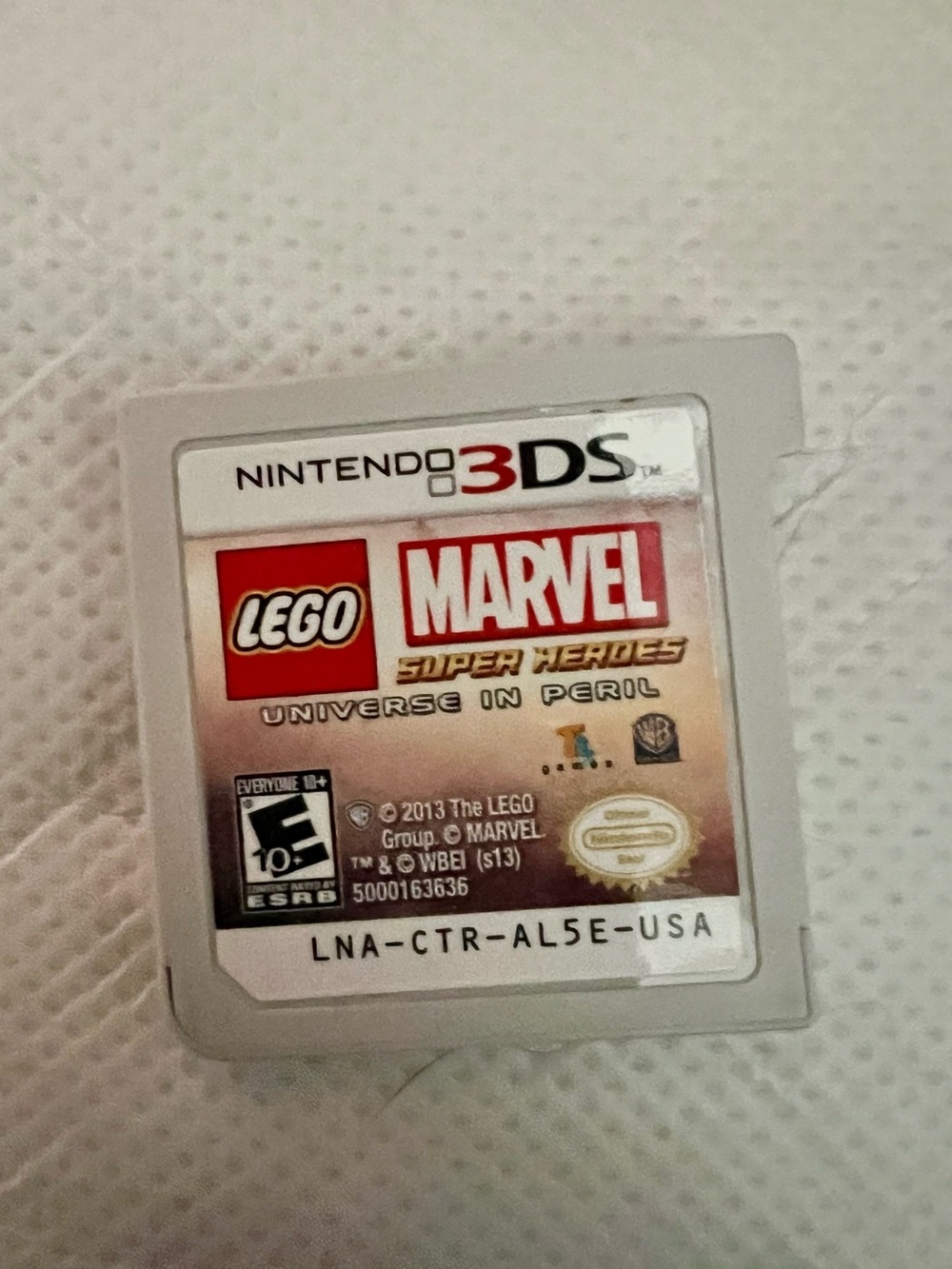 Nintendo 3DS LEGO Marvel Super Heroes Cartridge - White